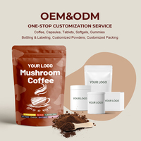 Mélange de café instantané au champignon Cordyceps naturel pour une boisson quotidienne décontractée