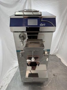 Congélateur à glace artisanal commercial d'occasion |   Machine à gelato avec pasteurisateur 15L et sorbetière 220V, directement de l'usine, à vendre - Product Image 4