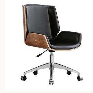Silla de oficina moderna y cómoda de cuero 36028-902B/902C - Product Image 1