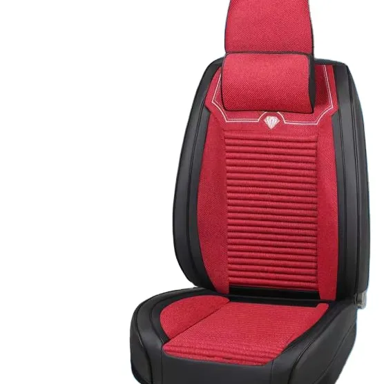 Baru Sarung Jok Mobil Kulit Olahraga Interior Mobil Bantal Set Lengkap Potongan Kursi Mobil Mewah PVC Universal Premium Aksesoris Olahraga