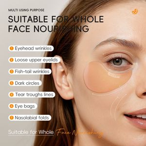 Masques Patchs Contour des Yeux Hydratants, Éclaircissants, <span class=keywords><strong>Anti</strong></span>-<span class=keywords><strong>Cernes</strong></span> et <span class=keywords><strong>Anti</strong></span>-Rides au Collagène et Vitamine C, Marque Blanche - Product Image 5