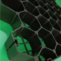 Grille de pavage en plastique vert pour plantation d'herbe, fabriquée en usine, protection de l'environnement, 500*500*50mm