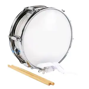 Высококачественный профессиональный малый барабан 13/14 "Малая барабан инструмент барабанный Тип играющий зеркало из нержавеющей стали для лучшего звука