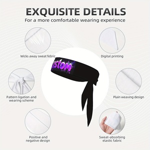 Buen Precio 2026 ¡Gran Venta! Diadema Deportiva Unisex para la Cabeza, Pañuelo Ninja, Banda para el Cabello con Diseño Genial para Hombres y Mujeres - Product Image 2