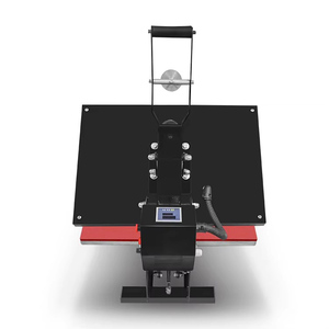 Prensa térmica semiautomática de 38*38 cm de gran tamaño para camisetas con diseño extraíble, fácil de usar, impresora digital de etiquetas de papel, prensa térmica M - Product Image 2