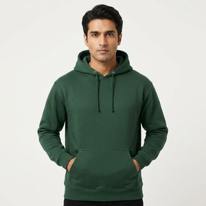 Plain Pullover Hoody Hooded Top Hoodie for Mens and Ladies Hooded <b>Sweatshirts</b> - Product Image 1