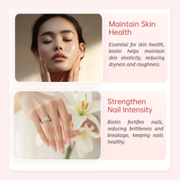 Bonbons gélifiés personnalisables pour la croissance des cheveux, des ongles et de la peau avec de la biotine et des vitamines pour des bienfaits antioxydants