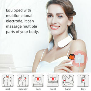 Points de déclenchement électriques intelligents professionnels en forme de U thérapie par impulsions chauffage soins cervicaux soulagement de la douleur masseur de cou - Product Image 4