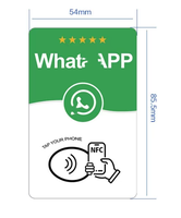 Carte de visite RFID NFC en PVC avec puce F08 et code QR pour usage hôtelier