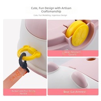 Panier de rangement pour jouets d'enfants, grande capacité, design ours, panier de rangement pour livres, collations, vêtements, boîte de rangement robuste