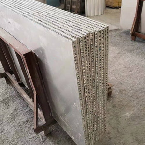 Trọng Lượng Nhẹ Thin Stone Crimean Grey Marble Panels Với Nhôm Tổ Ong Ủng Hộ - Product Image 4