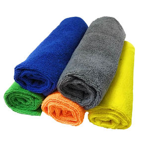 マイクロファイバー吸水洗浄布プレーンスタイル洗車乾燥タオル車用キッチン用 - Product Image 5