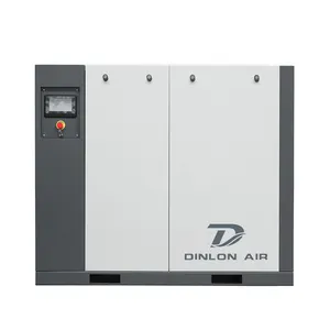Air Compressor Machine Electric Inverter Variable Speed/Frequency VSD Screw Air Compressor with Lubricated Lubrication Method