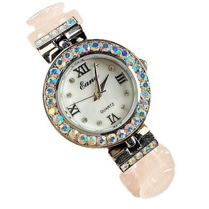 Orologio Retrò in Agata Nera <span class=keywords><strong>da</strong></span> Donna, Bracciale Personalizzato alla Moda, Impermeabile - Product Image 5