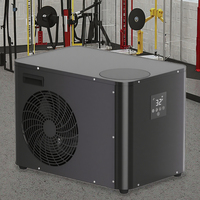 Refroidisseur ICEGALAX 1,5/2hp, puissante capacité de refroidissement 0-40 ℃   Refroidisseur d'eau avec stérilisation à l'ozone, fabrication de glace et circulation d'eau glacée