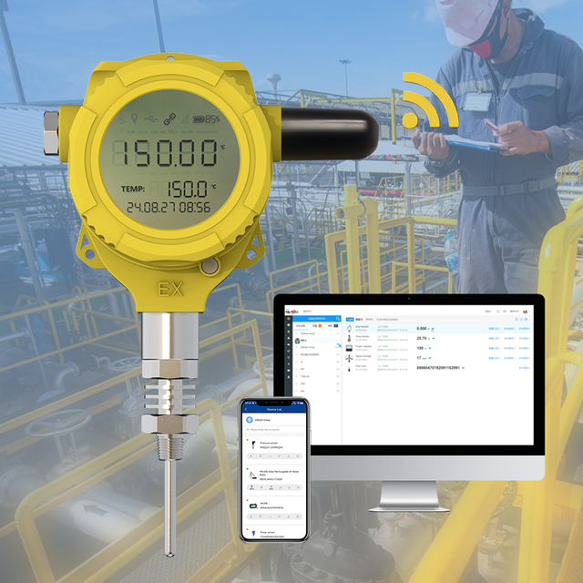 Industrial Wireless Temperature Sensor Probe Greenhouse Temperature Monitoring System Thermocouple Transmitter