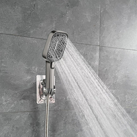 Nouvelle arrivée Pomme de douche réglable avec filtre à eau Salle de bain Thermostatique LED Pomme de douche électrique fixe