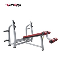 Banc de gymnastique plat de haute qualité et d'haltérophilie pour l'entraînement musculaire