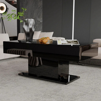 Les nouveaux meubles de salon meuble TV Design Table basse Tables d'appoint de réfrigérateur avec dessus en verre
