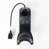 Escáner de código de barras OEM de largo alcance con Bluetooth, robusto, portátil, con sensor CMOS, lector de códigos 1D, 2D y QR, con soporte.