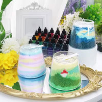Cire de sable granulée parfumée pour bougies, faite à la main, colorée, pour décoration DIY, prix usine