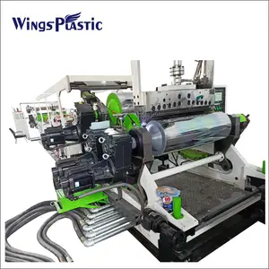 Hochwertige Kunststoff-PET-Folien extrusion maschine Maschinen linie Ein schicht ige PVC-Pet Pp Ps Kunststofffolien-Extruder-Produktions linie