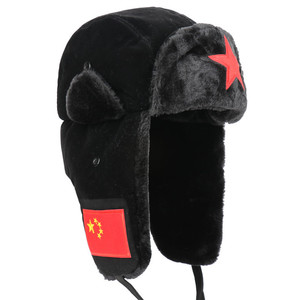 Sombrero Lei Feng decorado con insignia soviética, un sombrero al aire libre a prueba de viento e impermeable para hombres y mujeres - Product Image 2