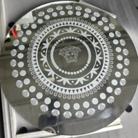 Machine CNC de gravure, perçage et sablage de miroirs en verre, nouvelle génération, respectueuse de l'environnement, avec laser à fibres, prenant en charge les formats DXF/PLT/DWG/JPG/CDR