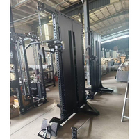 Machine polyvalente de musculation à câbles croisés avec système de poulies haute et basse, pile de poids réglable 70kg/120kg