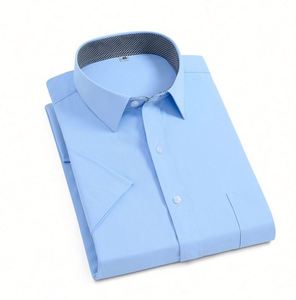 เสื้อเชิ้ตผู้ชายขายดีปี 2024 เสื้อเชิ้ตทำงานผ้าคอตตอนผสมโพลีเอสเตอร์ สั่งทำได้ พร้อมปักโลโก้ OEM เสื้อเชิ้ตแขนยาวสไตล์ธุรกิจสำหรับทุกเพศ - Product Image 2