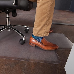 Tapis de chaise de bureau en PVC pour sols en bois dur, 36x48 pouces, transparent, glisse facilement, protection de sol pour la maison et le bureau - Product Image 5