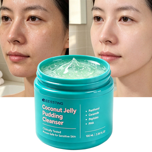 Gel Limpiador Facial Hidratante y Suave, Exfoliante Profundo, Limpiador Coreano, Limpiador de Coco en Gel - Product Image 1