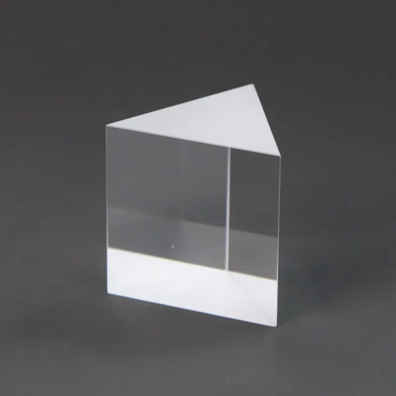 Customized Optical Glass Quartz Photography Laser Instrument Equilateral Triangular Prism