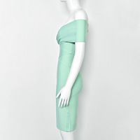 Nouvelle robe moulante sexy pour femme en polyester, style vintage, crayon, grande taille, tissée, unie, décontractée, soirée, bodycon, été, devant