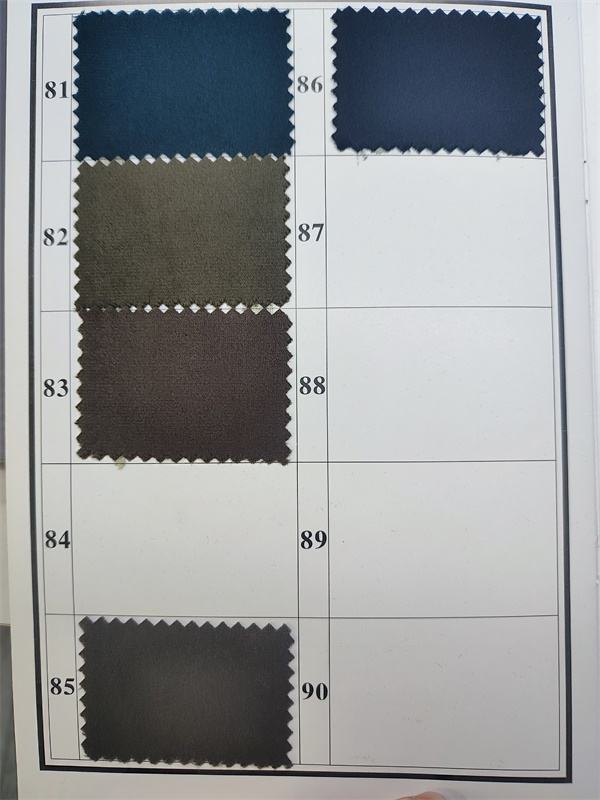 Plain Holland Velvet Colour Card(Matte Feel)