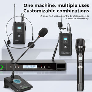 Micrófono Inalámbrico Profesional DR28 de Diadema/Clip para Solapa, Construcción Metálica para Conferencias, Escenarios y Discursos con Reducción de Ruido - Product Image 3