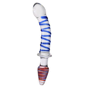 Fabrik handgemachte lustige transparente Kristall Sexspielzeug Glas <span class=keywords><strong>Dildo</strong></span> Frauen <span class=keywords><strong>Anal</strong></span> Plugs - Product Image 5