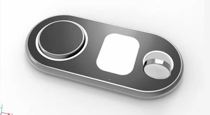 <span class=keywords><strong>Chargeur</strong></span> sans fil pour station de téléphone mobile Banque d'alimentation extérieure pour Airpods 2024 Produit tendance 3 en 1 pour montre intelligente pliable 15W - Product Image 5