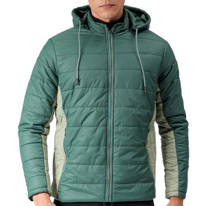 High Quality Customized Logo 100% Nylon Soft Warm <b>Puffer</b> <b>Jackets</b> <b>Men</b> Plus Size Padded <b>Hooded</b> <b>Puffer</b> <b>Jackets</b> - Product Image 1