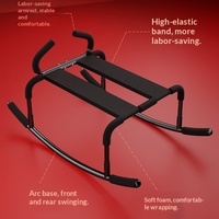 Fauteuil à bascule en acier pour adultes, idéal pour l'équitation - Utilisation multifonctionnelle pour couple