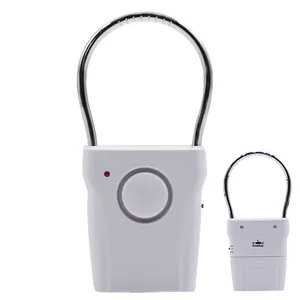 Factory Supply Alarm System Wireless Window Door Open Sensor Vibration Alarm Triggered Doorknob Sensor 120dB Door Handle Alarm