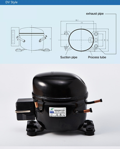 Compresseur de réfrigérateur Hua Jun Manufacture R134a 175W, mini compresseur de congélateur - Product Image 2
