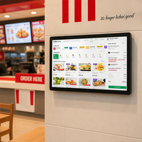 SDK 15.6 inç IP65 LCD Dokunmatik Ekran Perakende Mağazası Mutfak POS Dijital Tabela Reklam Ekranı Poster Oynatıcı Self Servis Kiosk