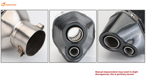 Escape Universal de Acero Inoxidable para Motocicleta 51, Modificado para Kawasaki Forxi Horizon, Gran Cilindrada, Carreras, 370, Hexagonal Pequeño, Scorpio - Product Image 6