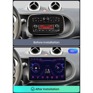 Yeni 13 inç evrensel 2Din oto Ips ekran navigasyon GPS multimedya Android 12 araba Video oynatıcı radyo Stereo ses sistemi - Product Image 2