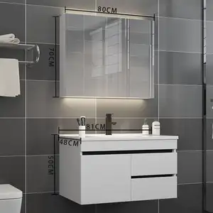 Meubles modernes de haute qualité, nouveau Style, salle de bain avec évier, meuble-lavabo