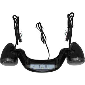 Barra de Luces LED Trasera con Lente Ahumada Negra Brillante para Señal de Giro y Freno, para Motocicletas FLHX 2010-2019, Sistemas de Carrocería para Motocicletas de Turismo y Calle - Product Image 4