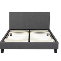Cadre de lit extensible luxueux moderne et peu encombrant avec structure robuste pour meubles d'hôtel et de maison