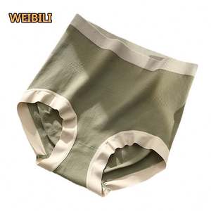 Venta al por mayor Bragas de cintura alta Mujer Grafeno Algodón <span class=keywords><strong>Entrepierna</strong></span> Niñas japonesas Tamaño grande <span class=keywords><strong>Sin</strong></span> rastro Ropa interior - Product Image 1