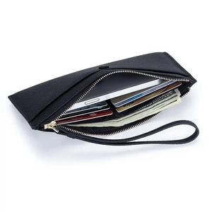 AndoBag Long Wallets for Women Genuine Cow Leather Ultra-thin Zipper <b>Phone</b> <b>Purse</b> Large Capacity Fashion Wrist Wallet 6299 - Product Image 5